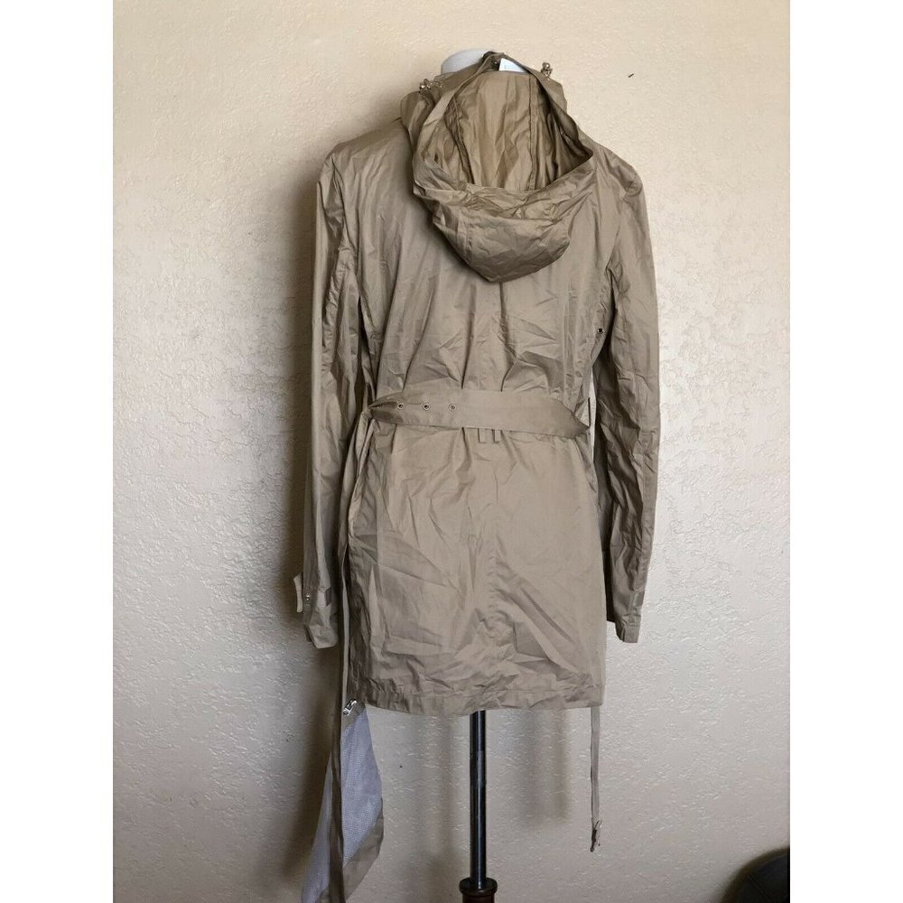 Cole Haan Womens Weather Resistant Belted Packable Raincoat Size L  - Picture 6 of 12